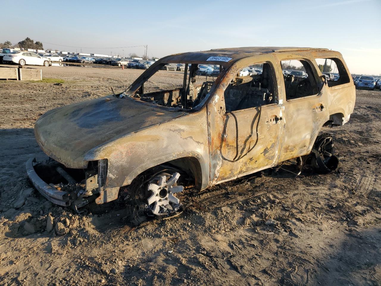 2007 Chevrolet Tahoe C1500 de vânzare în Fresno, CA - Burn