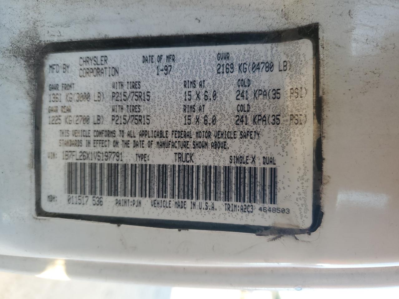 1997 Dodge Dakota - Image 15