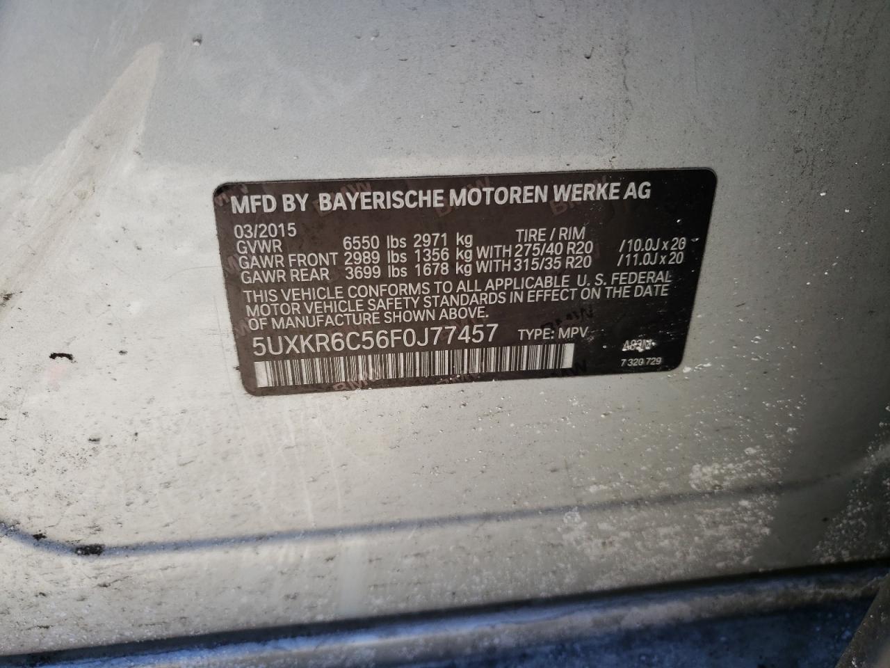 2015 BMW X5 - Image 12