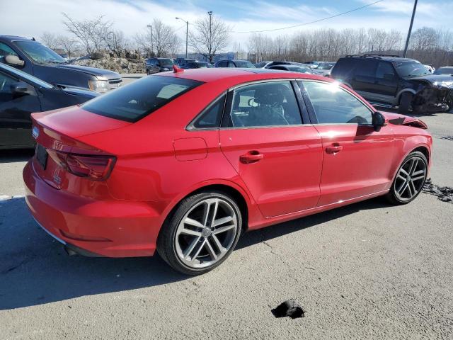 Sedans AUDI A3 2017 Czerwony