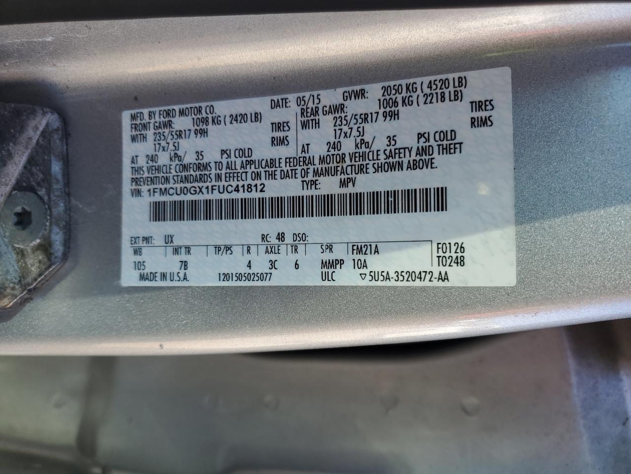 2015 Ford Escape - Image 15