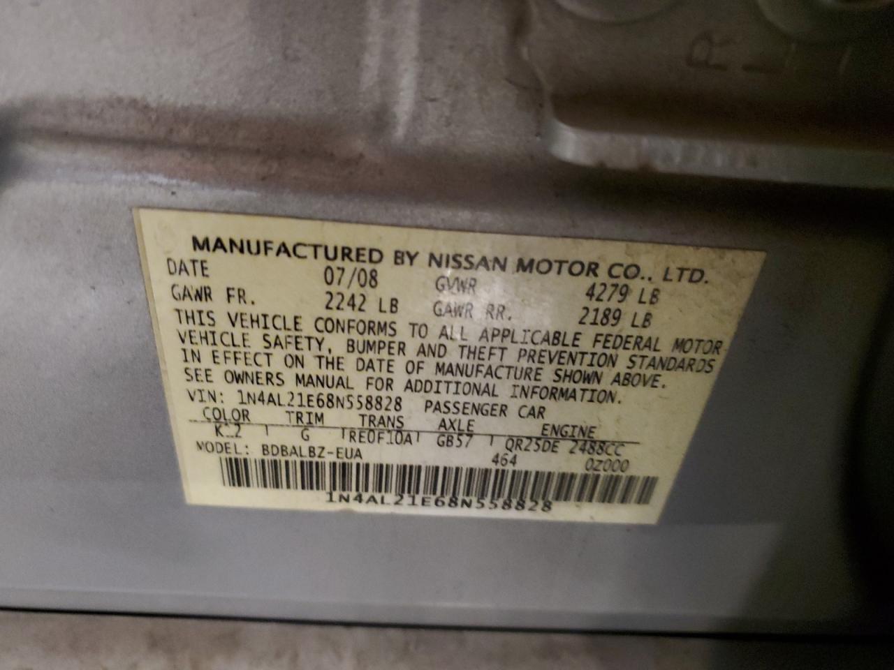 2008 Nissan Altima - Image 12
