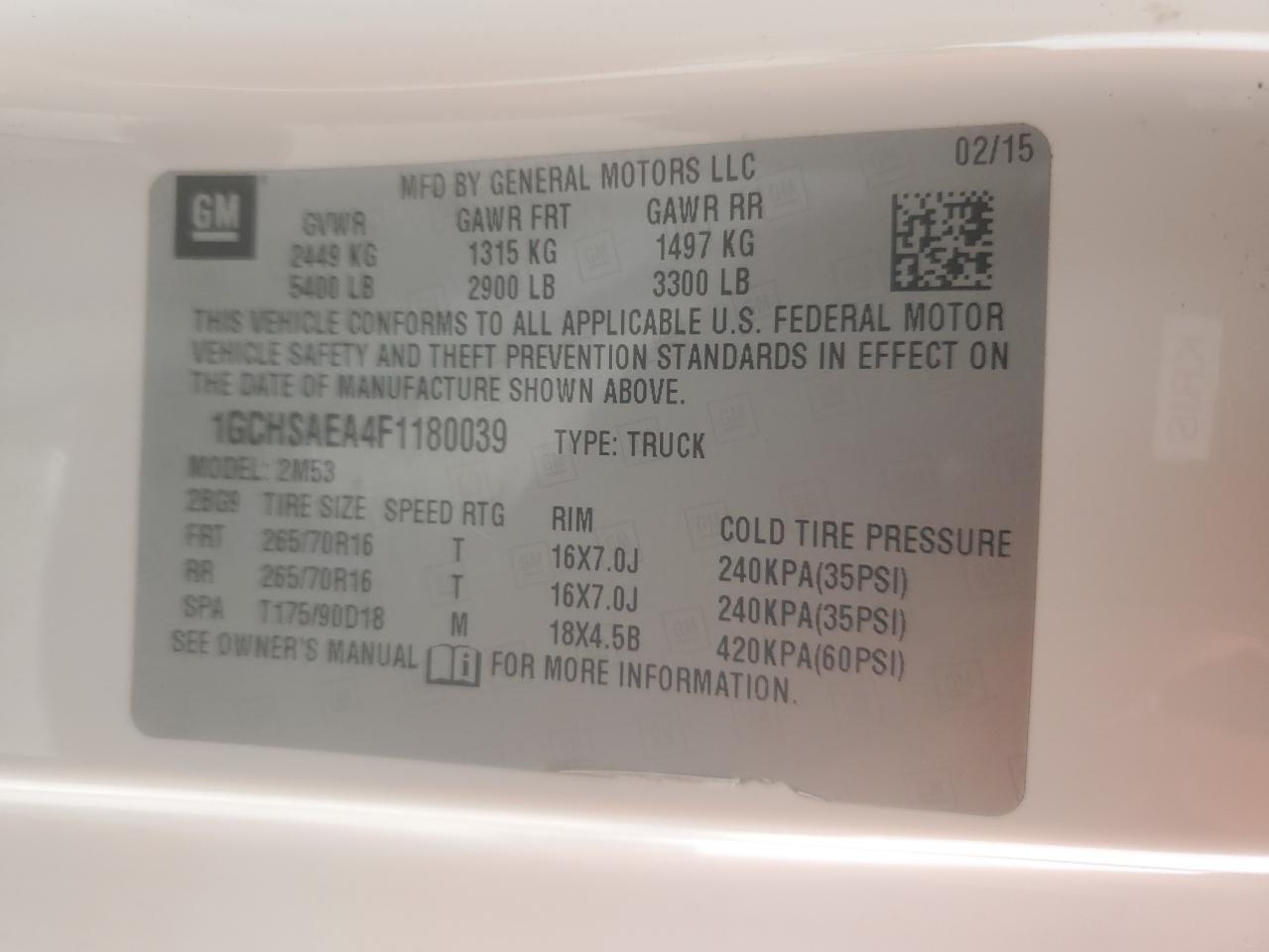 2015 Chevrolet Colorado - Image 14