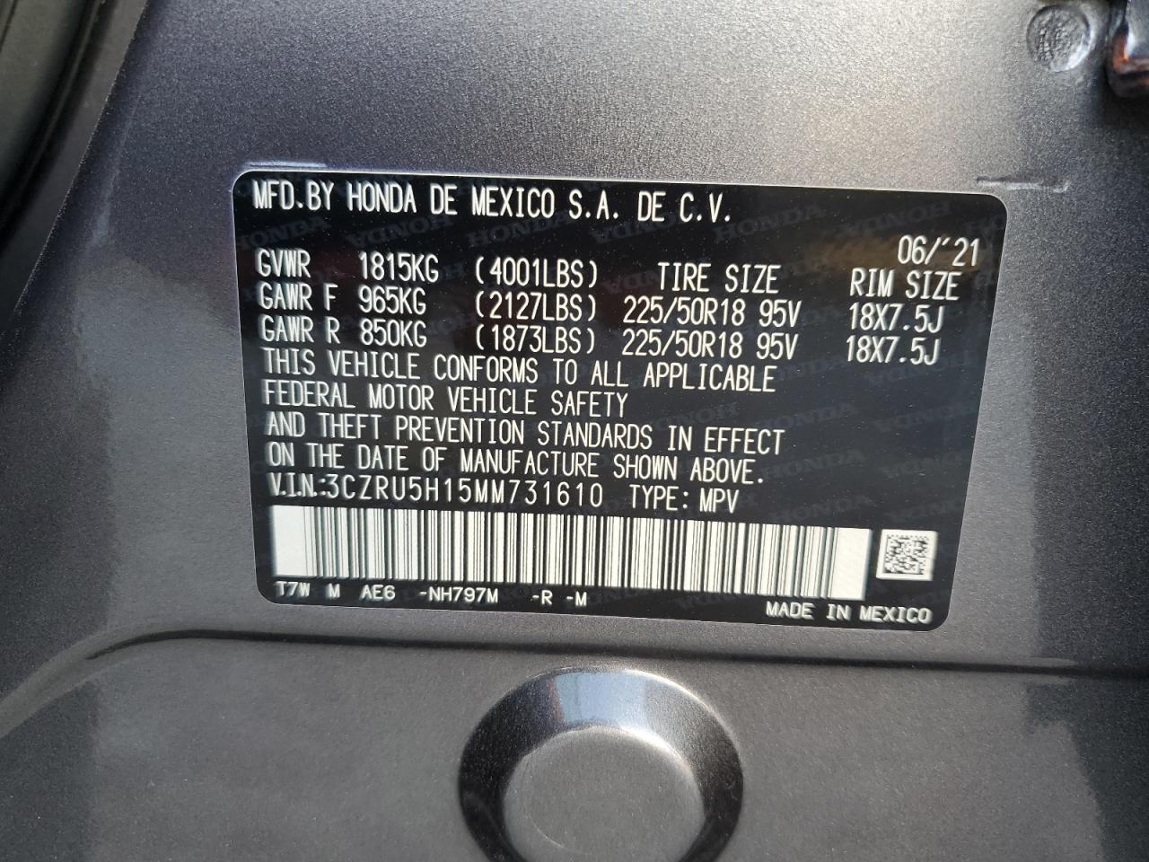 2021 Honda HR-V - Image 14