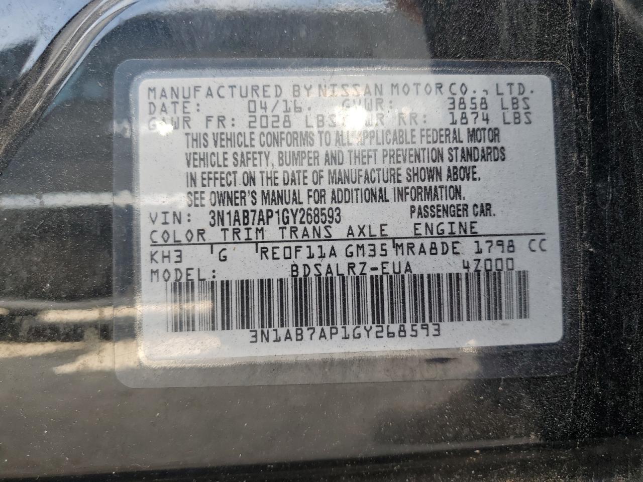 2016 Nissan Sentra - Image 12