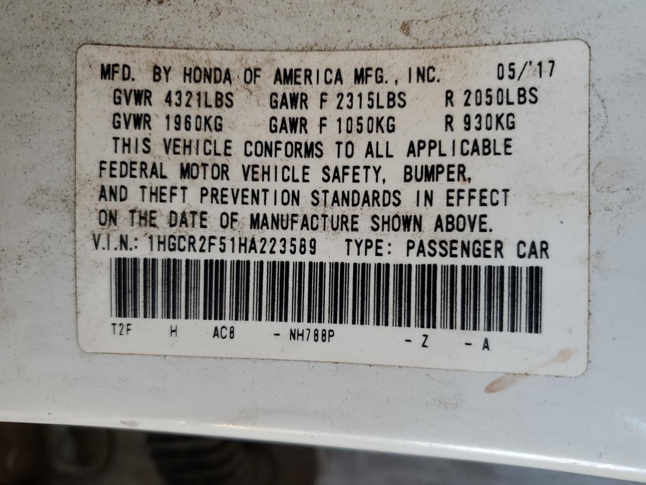 2017 Honda Accord - Image 14