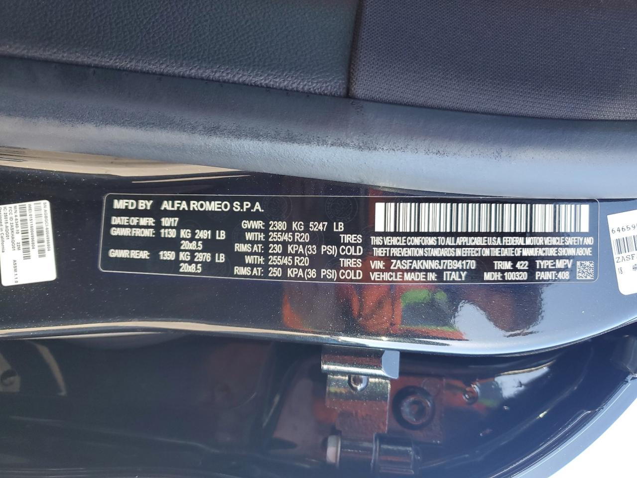 2018 Alfa Romeo Stelvio - Image 13