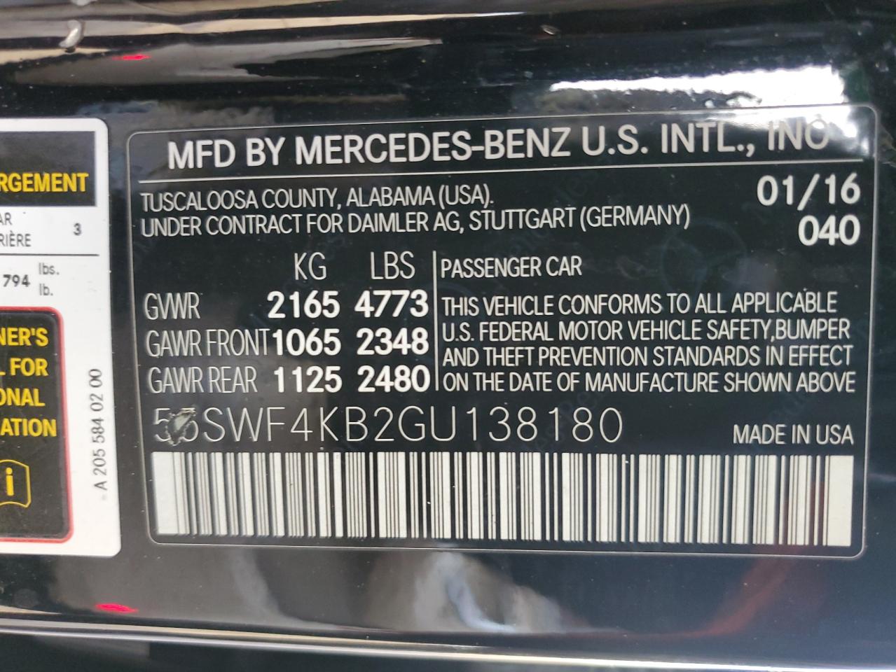 2016 Mercedes-Benz C-klasse - Image 14