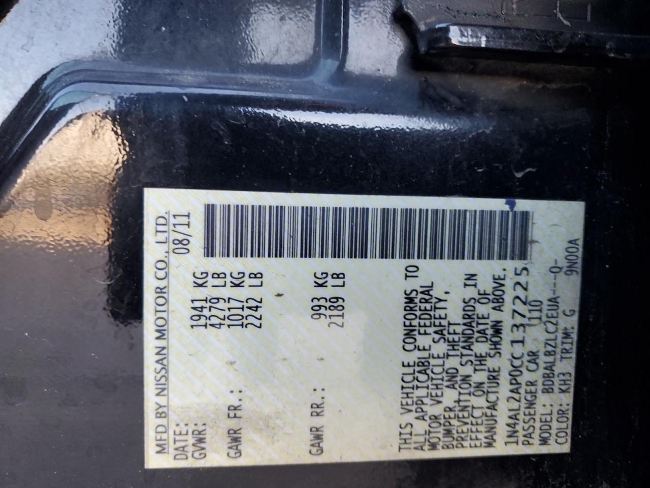 2012 Nissan Altima - Image 12