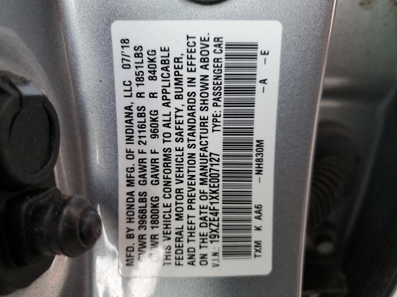 2019 Honda Insight - Image 12