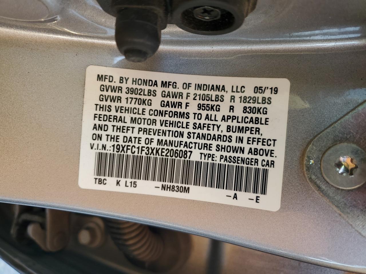 2019 Honda Civic - Image 12