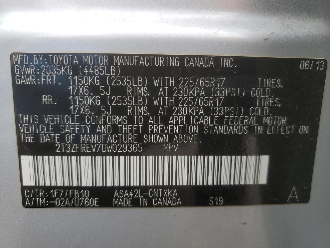 2013 Toyota RAV 4 - Image 12