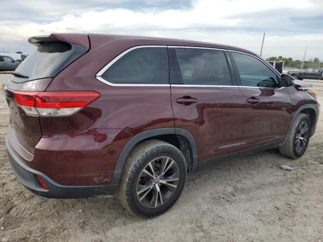  TOYOTA HIGHLANDER 2019 Бордовий