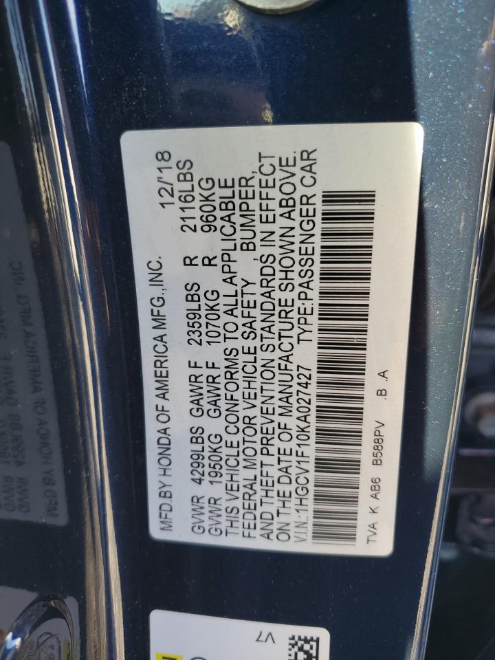 2019 Honda Accord - Image 12