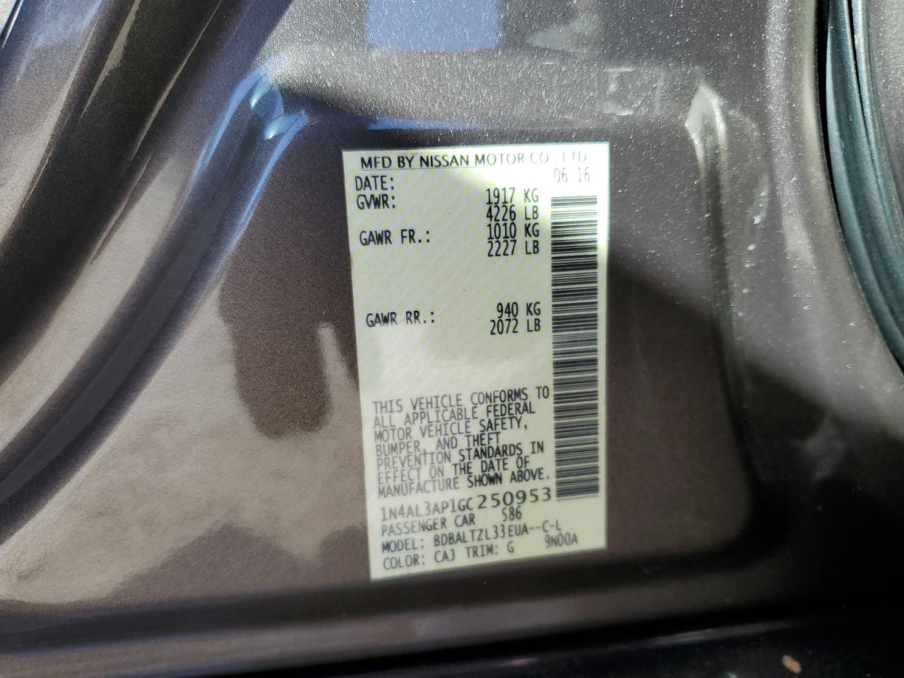 2016 Nissan Altima - Image 14