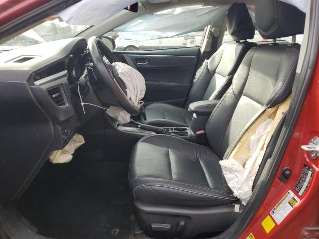 TOYOTA COROLLA 2015 Красный