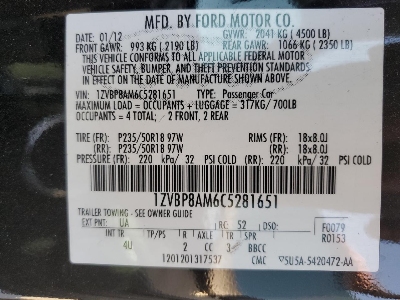 2012 Ford Mustang - Image 12