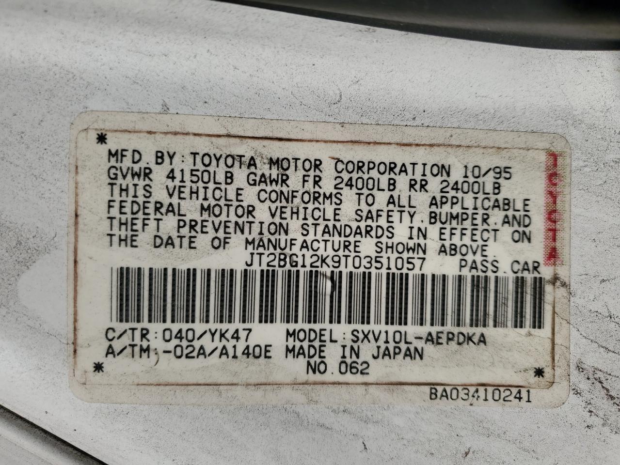 1996 Toyota Camry - Image 12