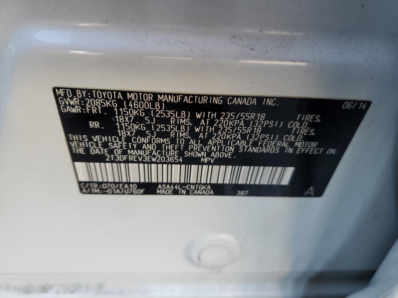 2014 Toyota RAV 4 - Image 13