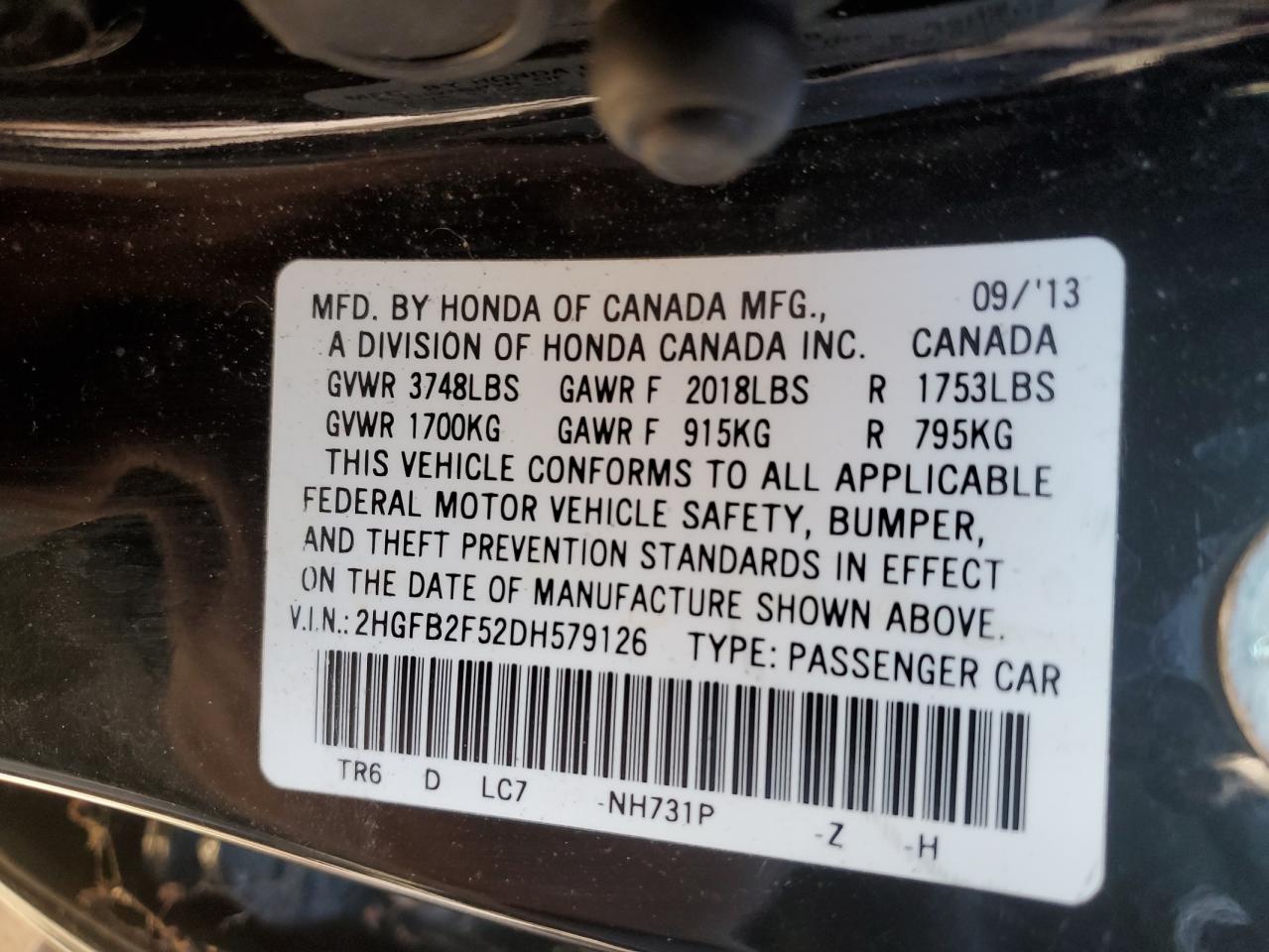 2013 Honda Civic - Image 13