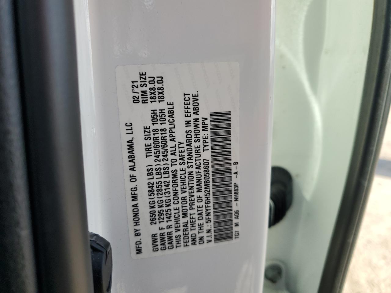 2021 Honda Pilot - Image 15