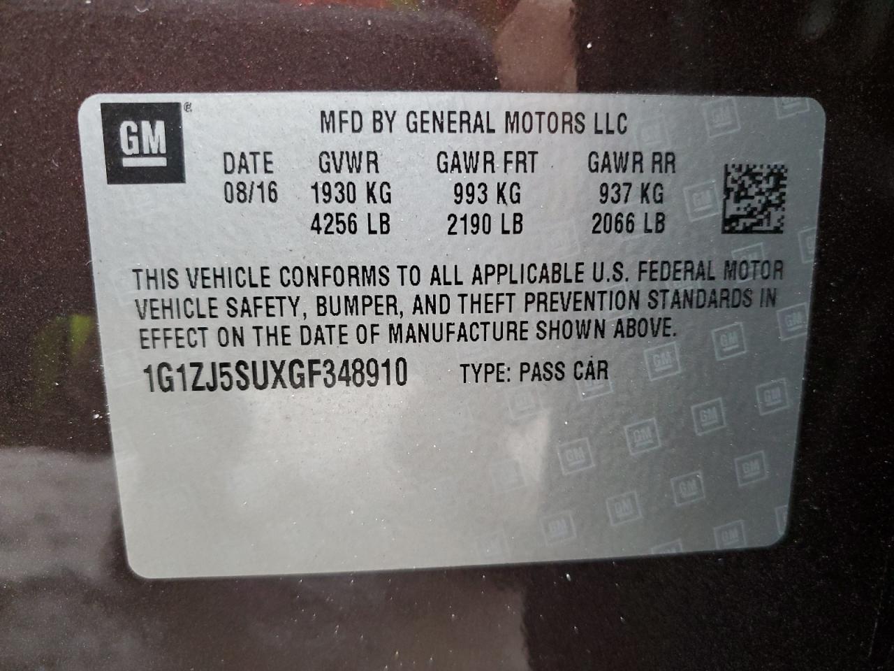 2016 Chevrolet Malibu - Image 12