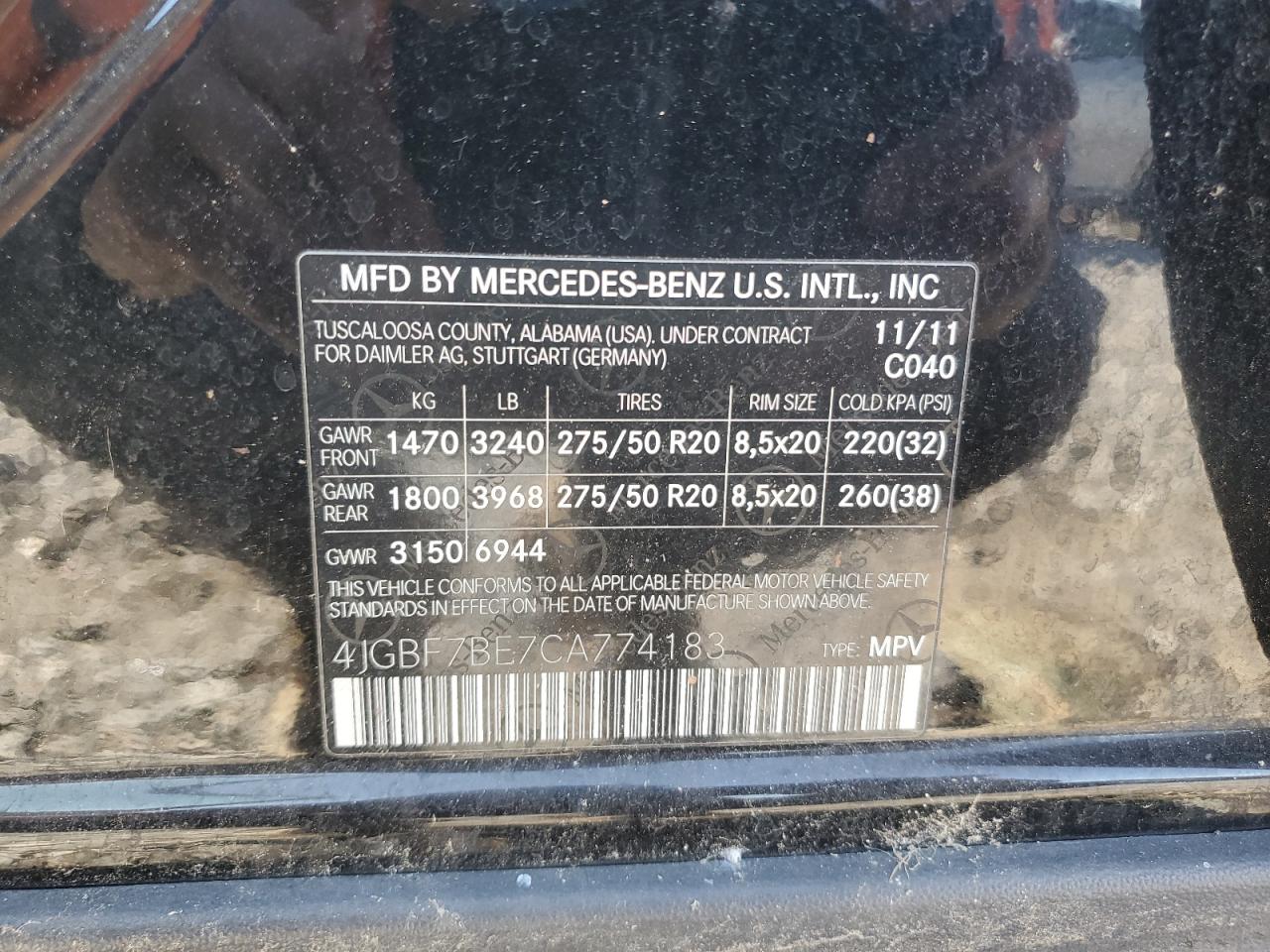 2012 Mercedes-Benz GL-klasse - Image 14