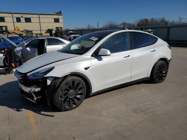  TESLA MODEL Y 2021 Белы