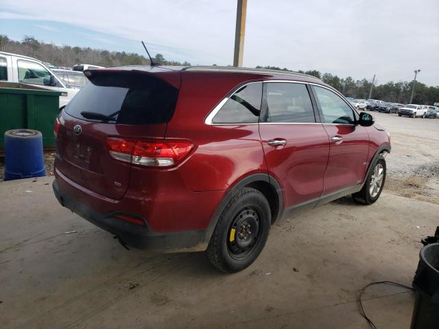  KIA SORENTO 2017 Червоний