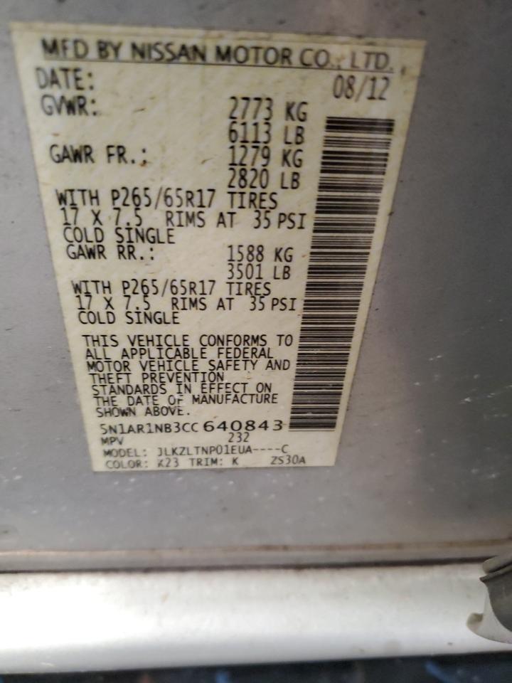 2012 Nissan Pathfinder - Image 14