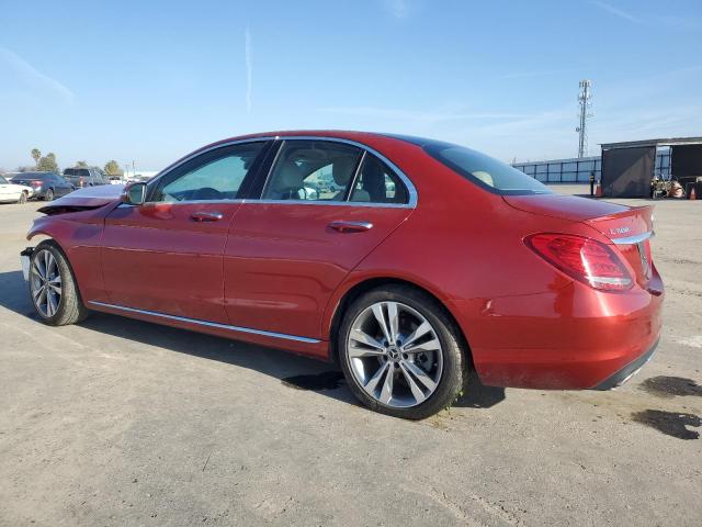  MERCEDES-BENZ C-CLASS 2018 Czerwony