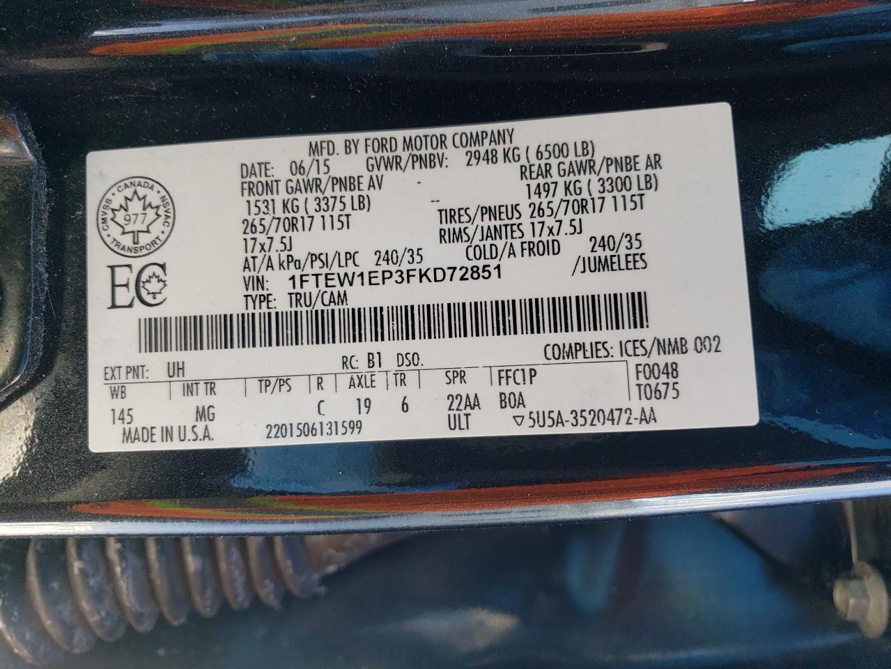 2015 Ford F-150 - Image 12