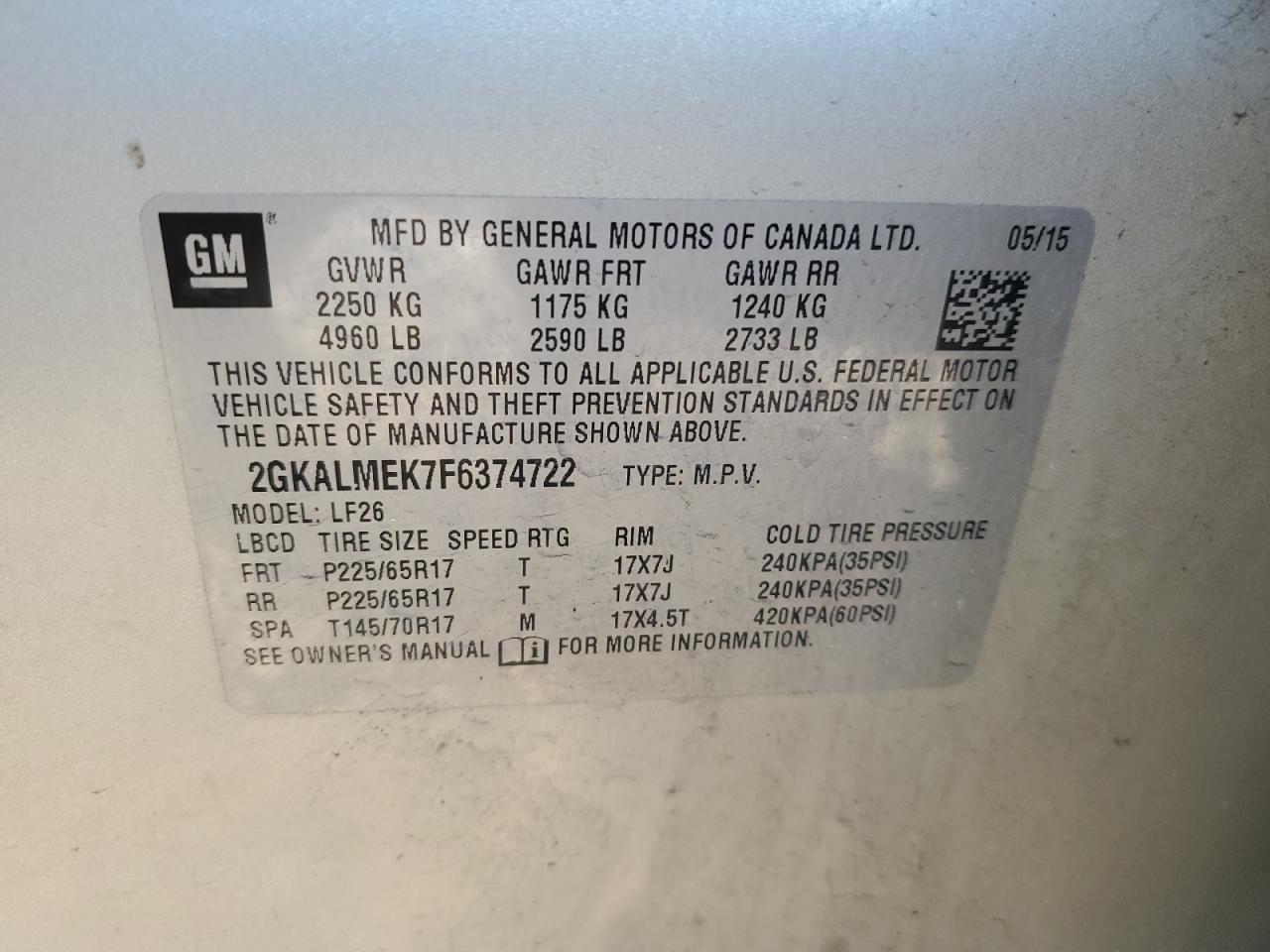 2015 GMC Terrain - Image 13