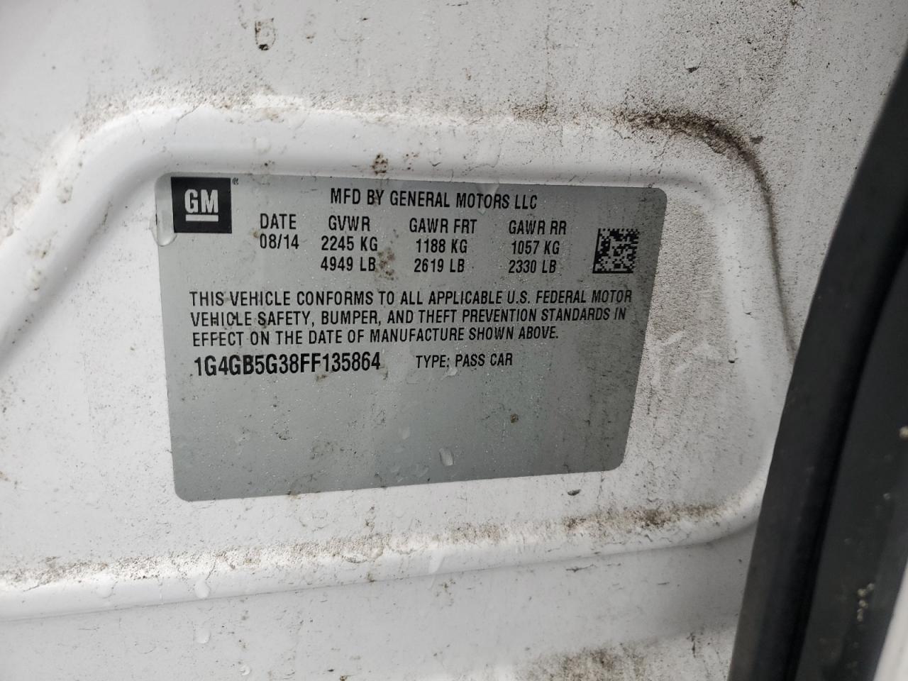 2015 Buick LaCrosse - Image 12