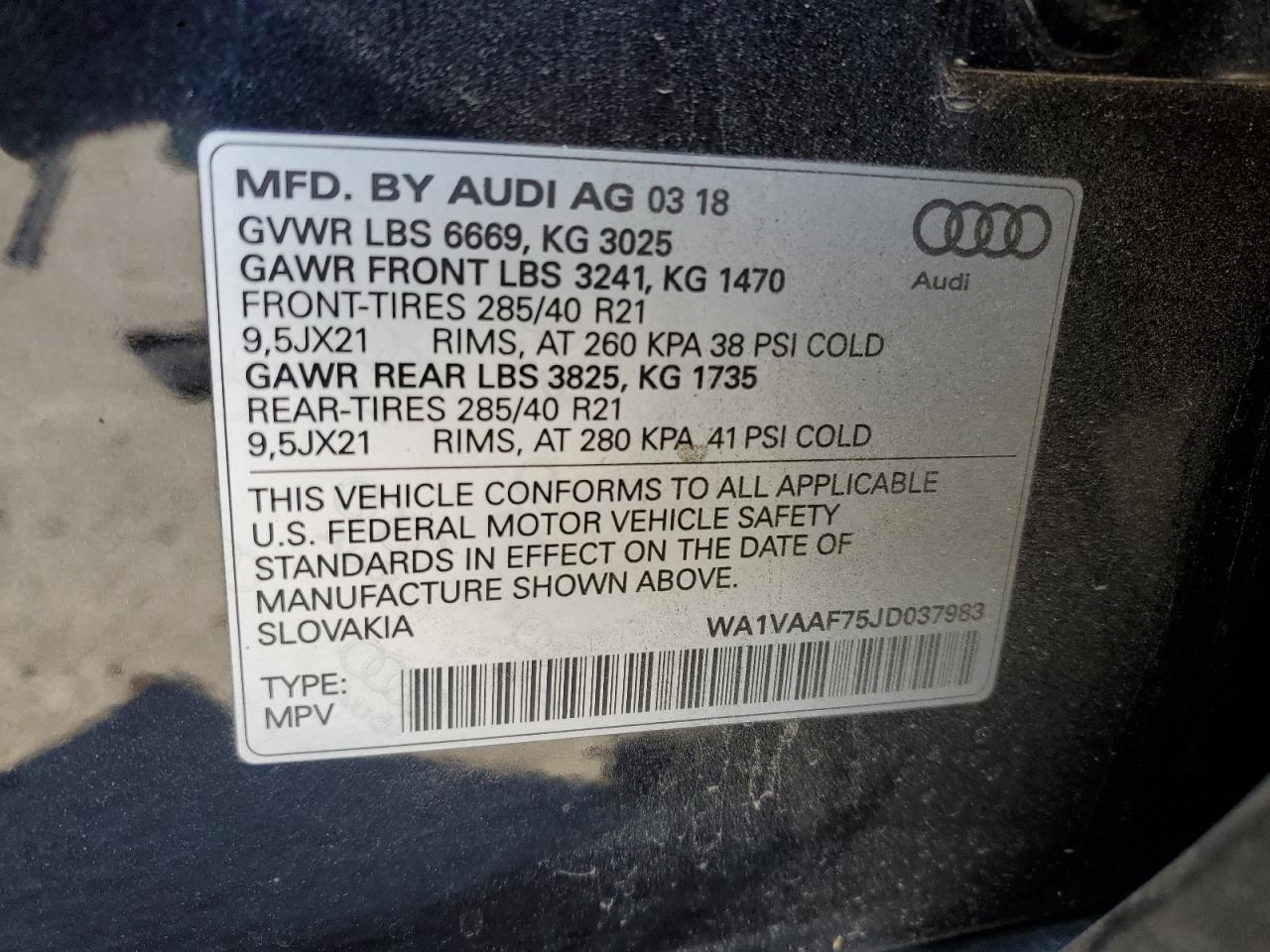 2018 Audi Q7 - Image 13