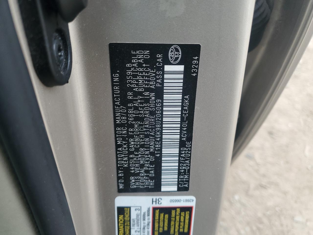 2008 Toyota Camry - Image 12