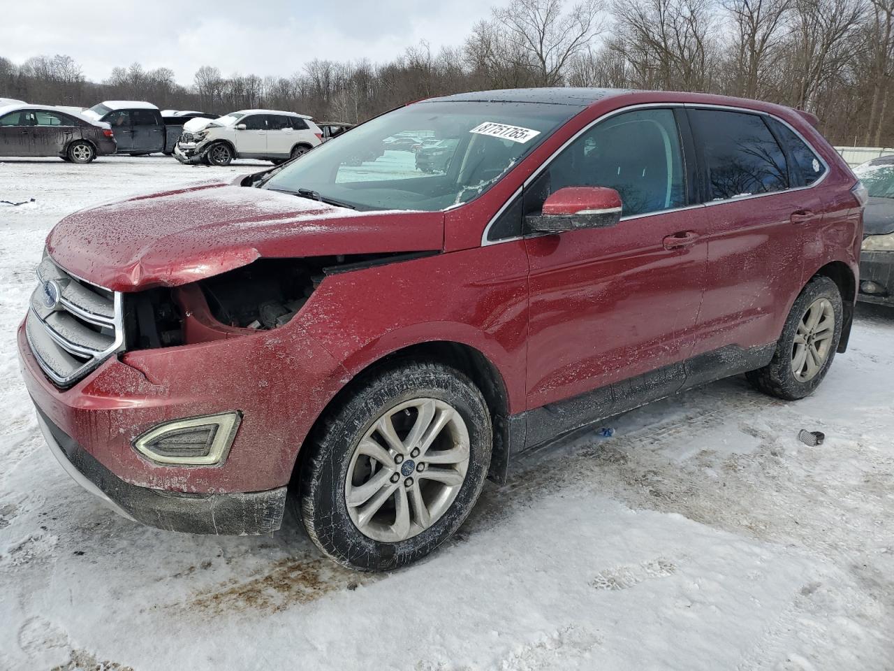 VIN 2FMTK4J91FBB84217 2015 FORD EDGE no.1