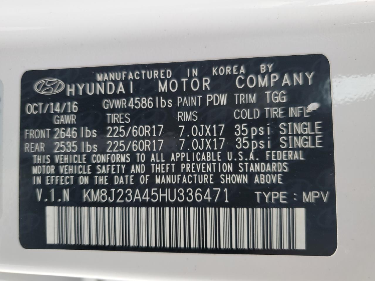 2017 Hyundai Tucson - Image 13