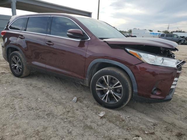  TOYOTA HIGHLANDER 2019 Бордовий