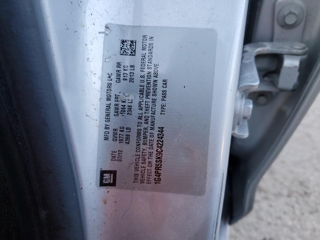 2012 Buick Verano - Image 12