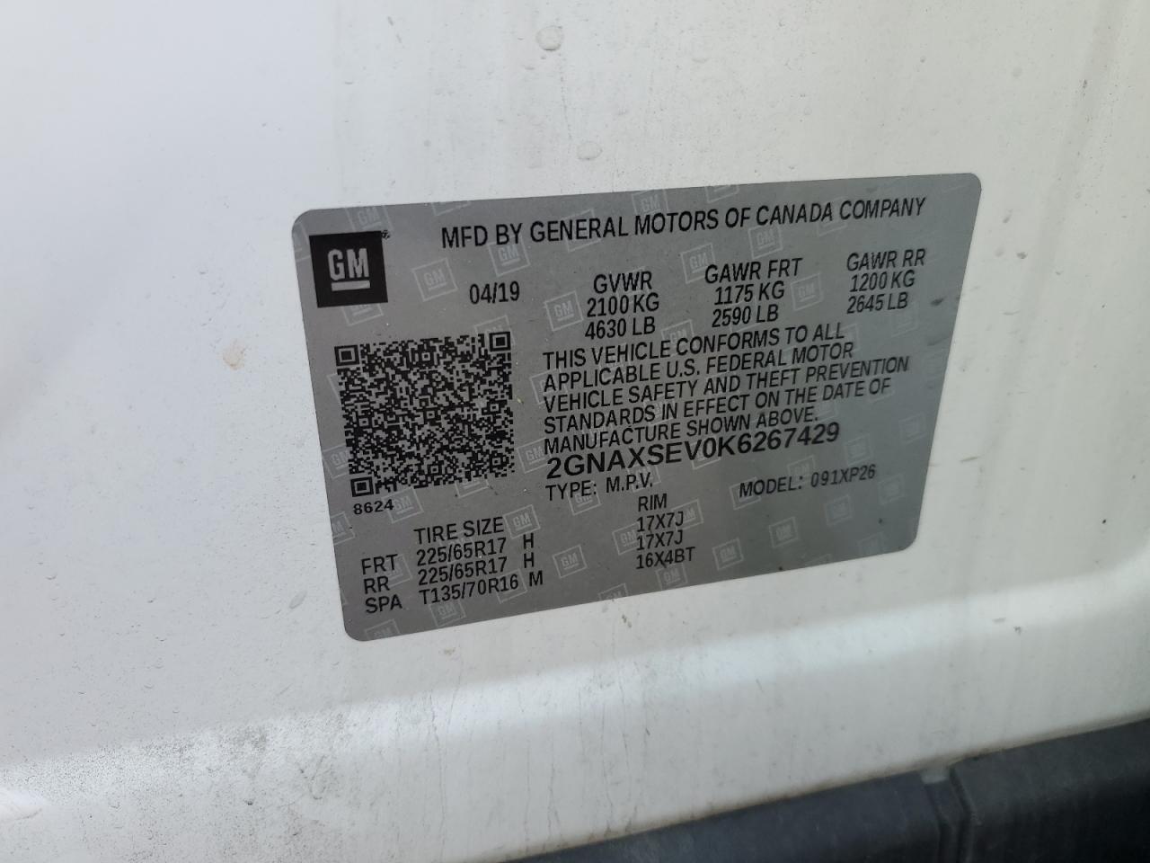 2019 Chevrolet Equinox - Image 15