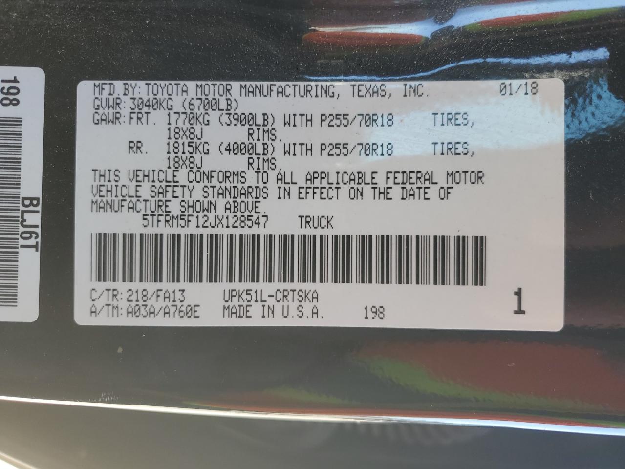 2018 Toyota Tundra - Image 13