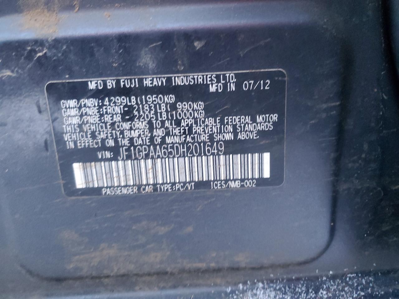 2013 Subaru Impreza - Image 12