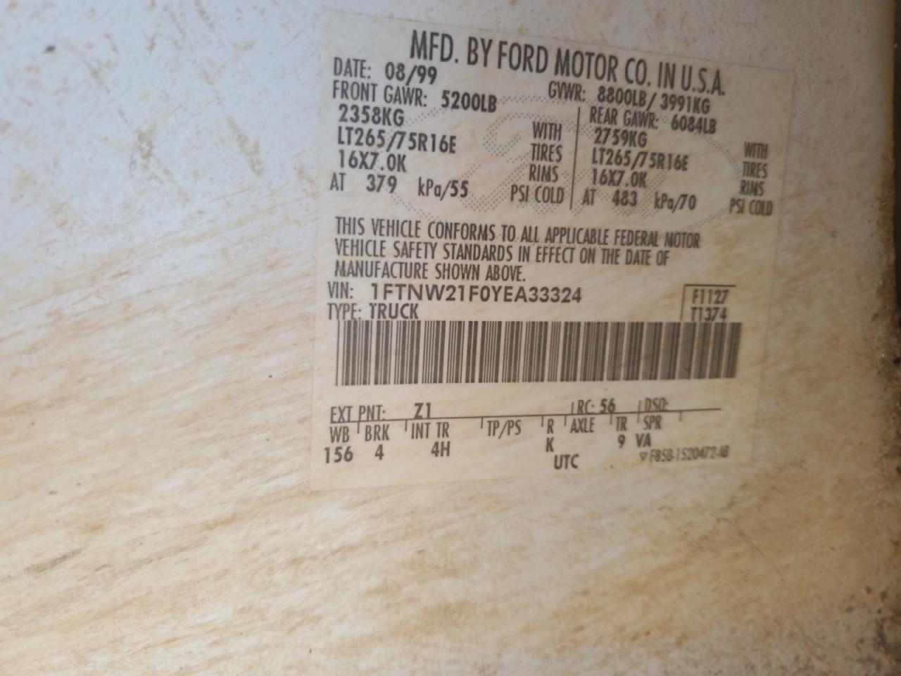 2000 Ford F250 - Image 12