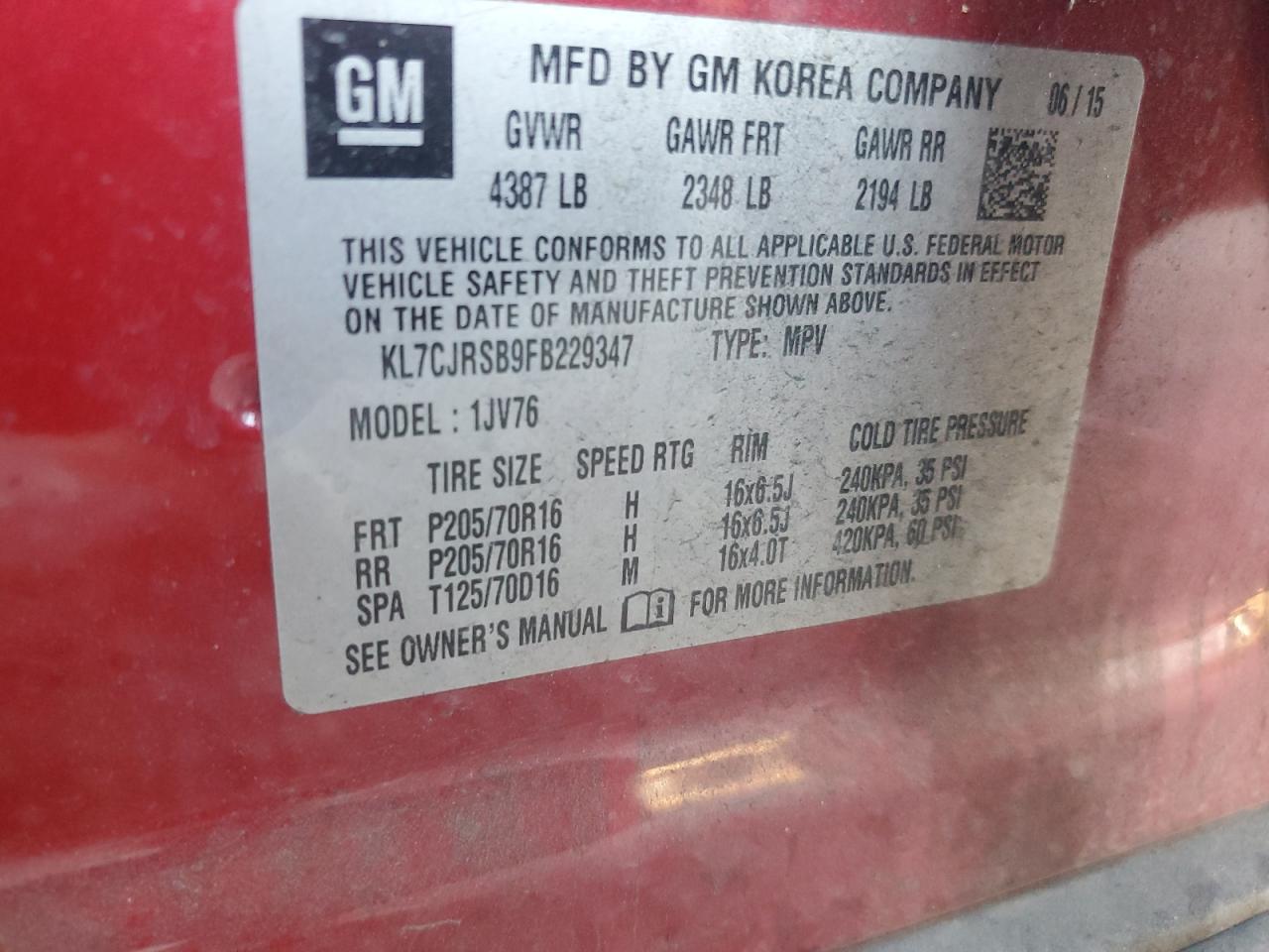 2015 Chevrolet Trax - Image 13