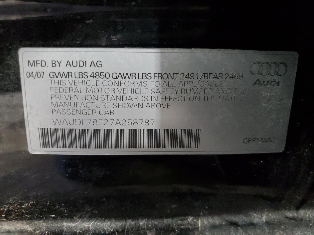 2007 Audi A4 - Image 12
