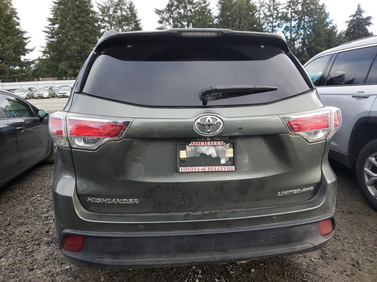 VIN 5TDDKRFH5GS308088 2016 TOYOTA HIGHLANDER no.6