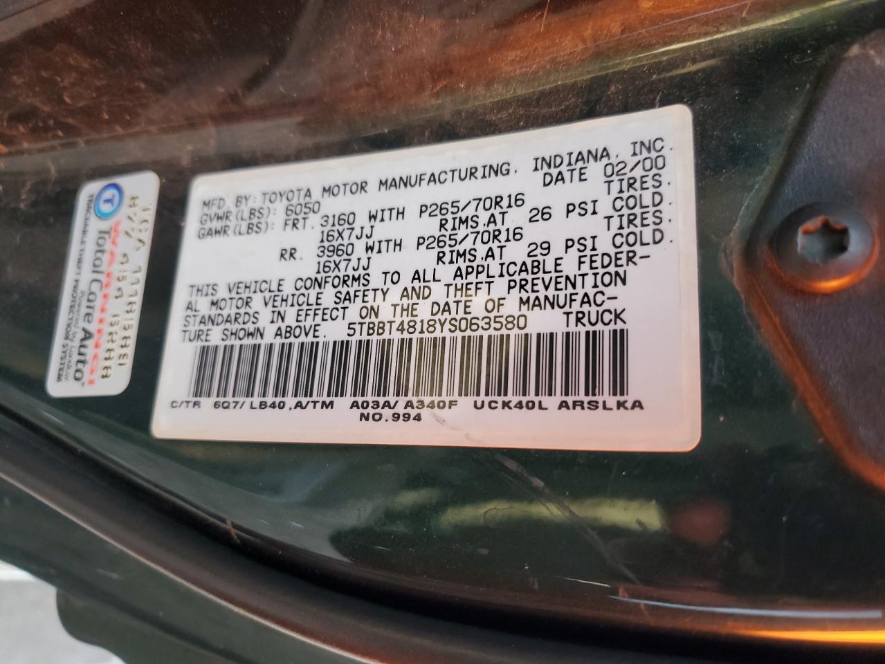 2000 Toyota Tundra - Image 12