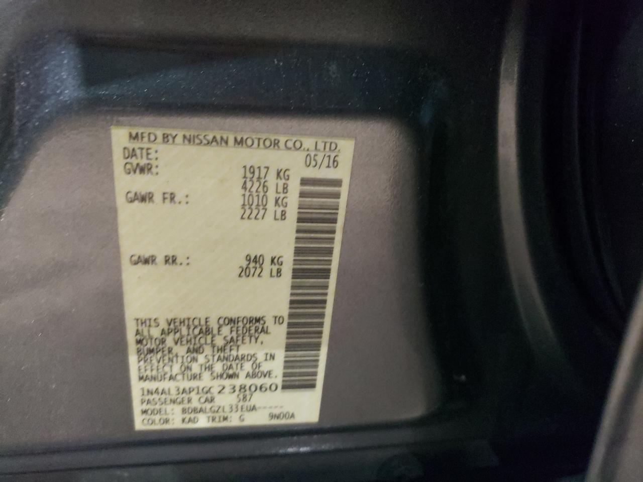 2016 Nissan Altima - Image 13