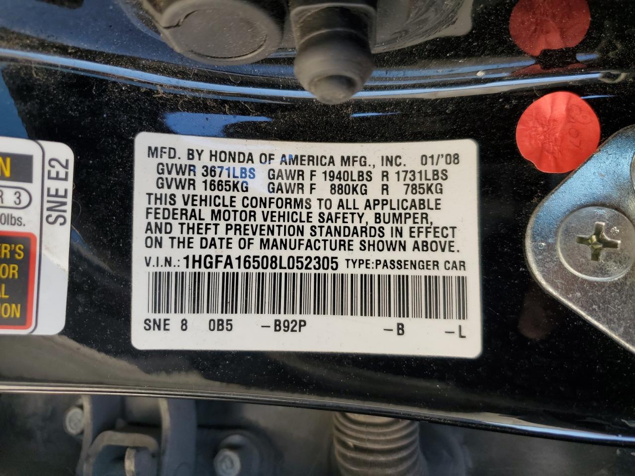 2008 Honda Civic - Image 12